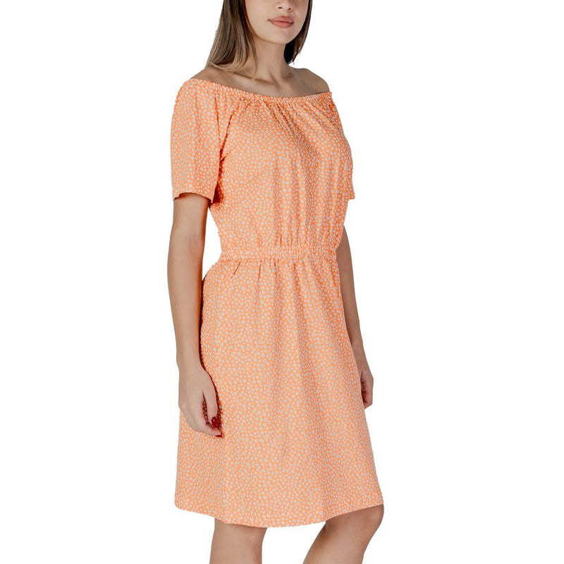 B.Young BYPANDINNA OS 20813282 Robe Courte Orange en Coton