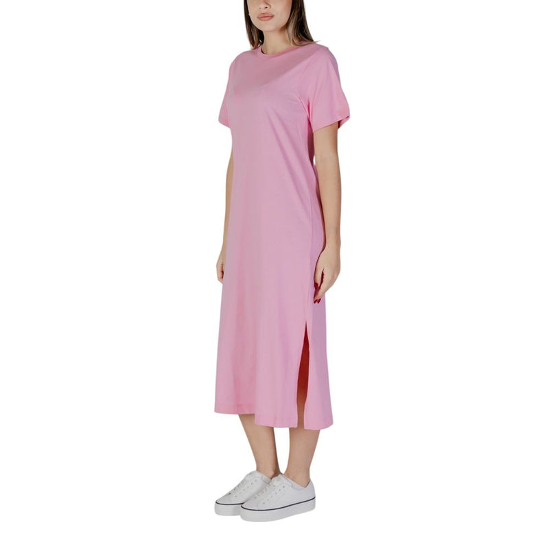 B.Young BYSMILAN Robe Midi Multicolore en Coton pour Femmes