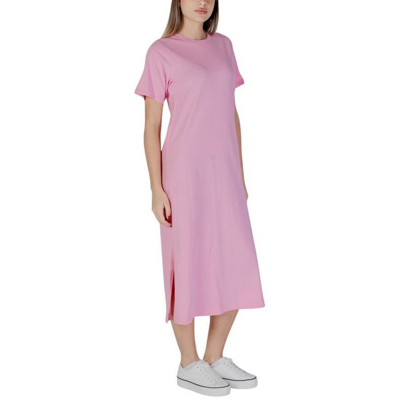 B.Young BYSMILAN Robe Midi Multicolore en Coton pour Femmes