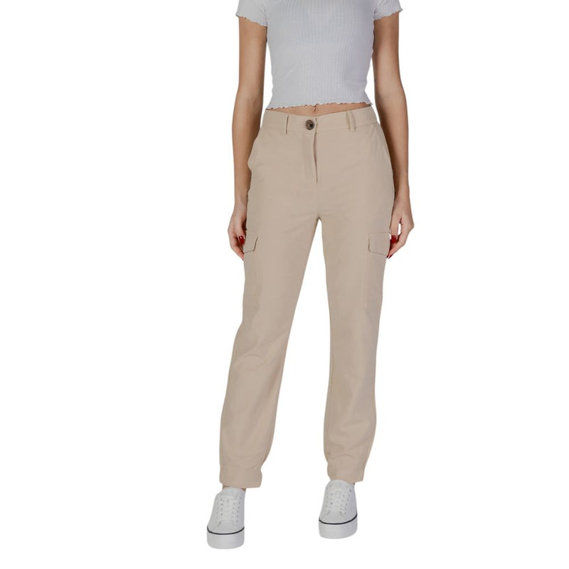 B.Young BYDANTA Pantalons Cargo Beiges pour Femme