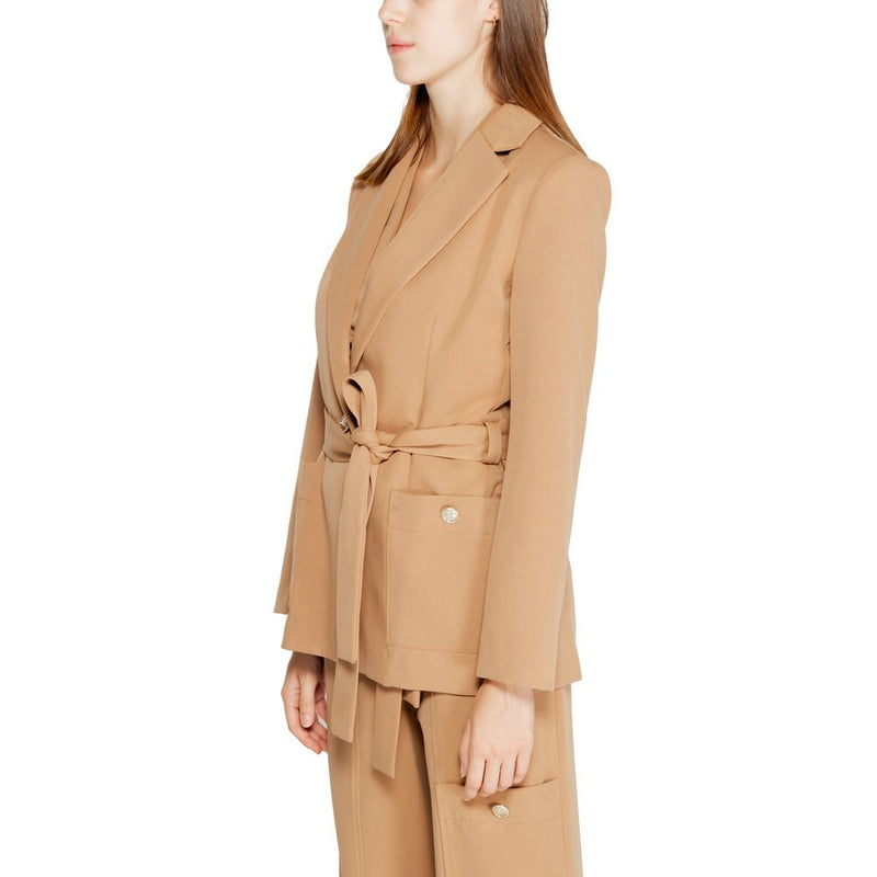 Rinascimento Beige Polyester Blazer - CFC0119871003