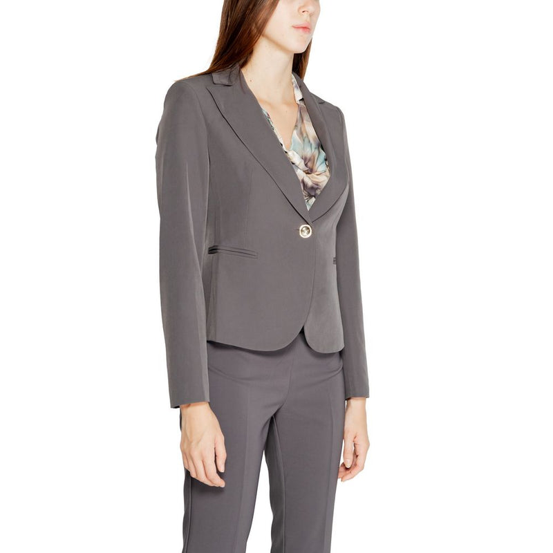 Rinascimento Gray Polyester Blazer - Model CFC0119976003