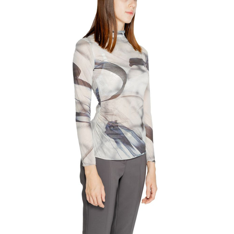 Rinascimento CFC0119862003 Gray Long Sleeve Women's T-Shirt