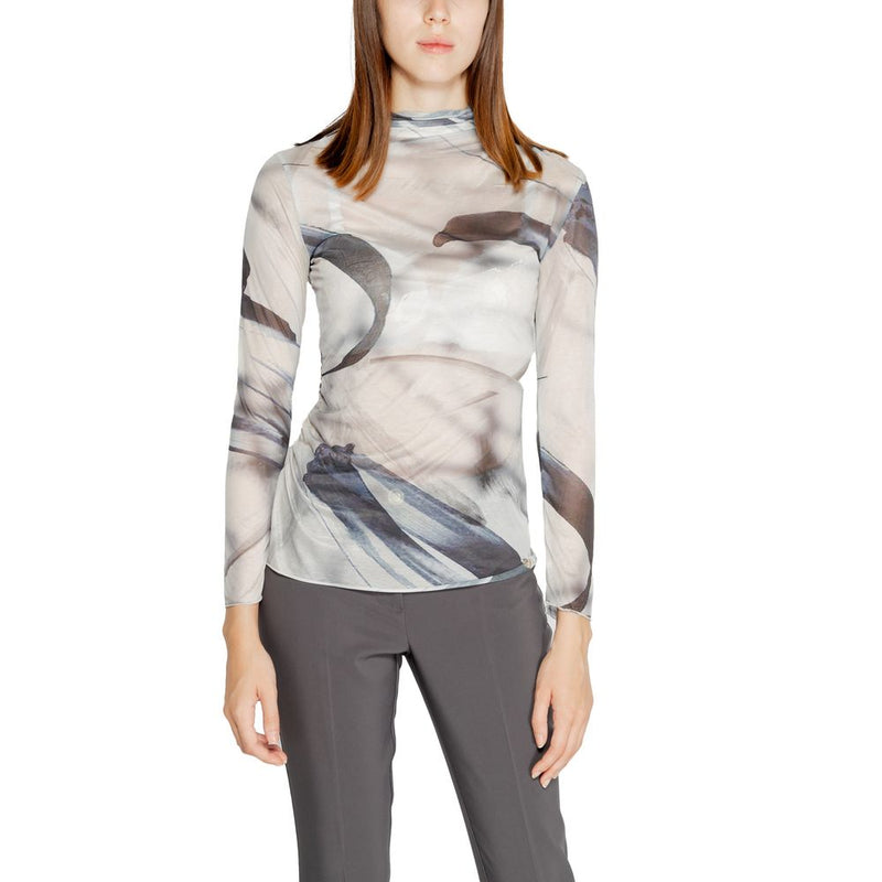 Rinascimento CFC0119862003 Gray Long Sleeve Women's T-Shirt