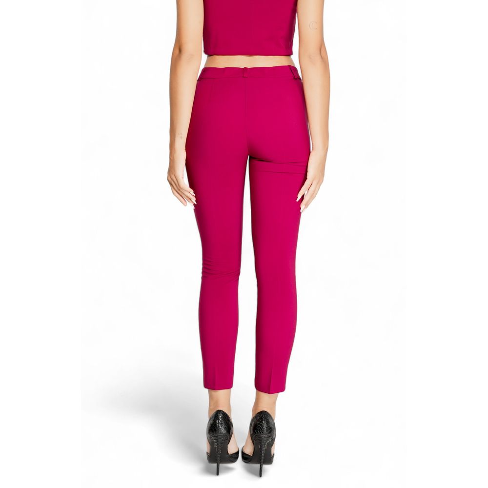 Rinascimento Bordeaux - Pantalon Slim Fit Élégant en Polyester