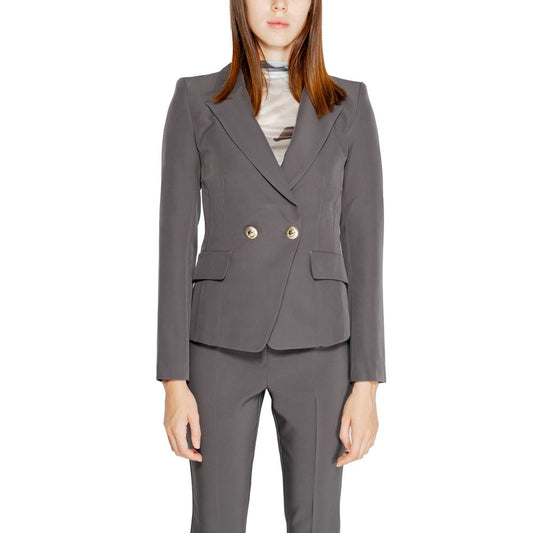 Blazer en polyester gris de Rinascimento