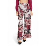 Rinascimento Bordeaux Polyester Pant - Élégant Pantalon Femme