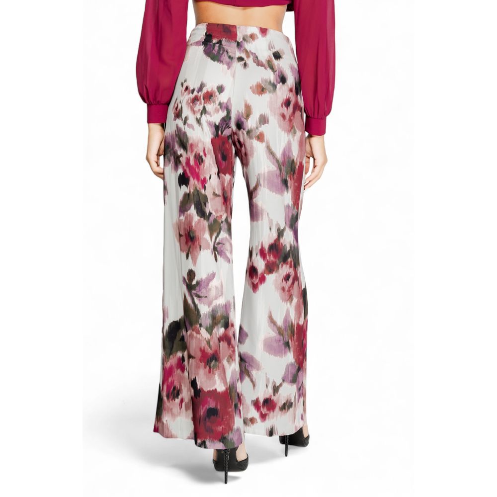 Rinascimento Bordeaux Polyester Pant - Élégant Pantalon Femme
