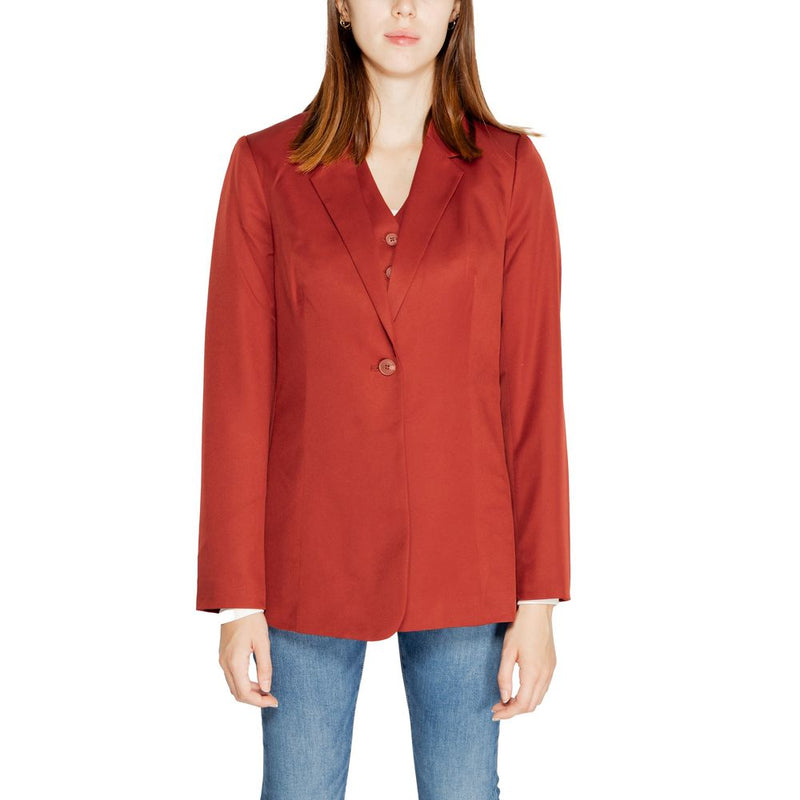 Vero Moda VMTARA Red Polyester Blazer for Women