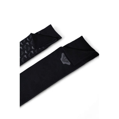 Chaussette en coton noir Emporio Armani