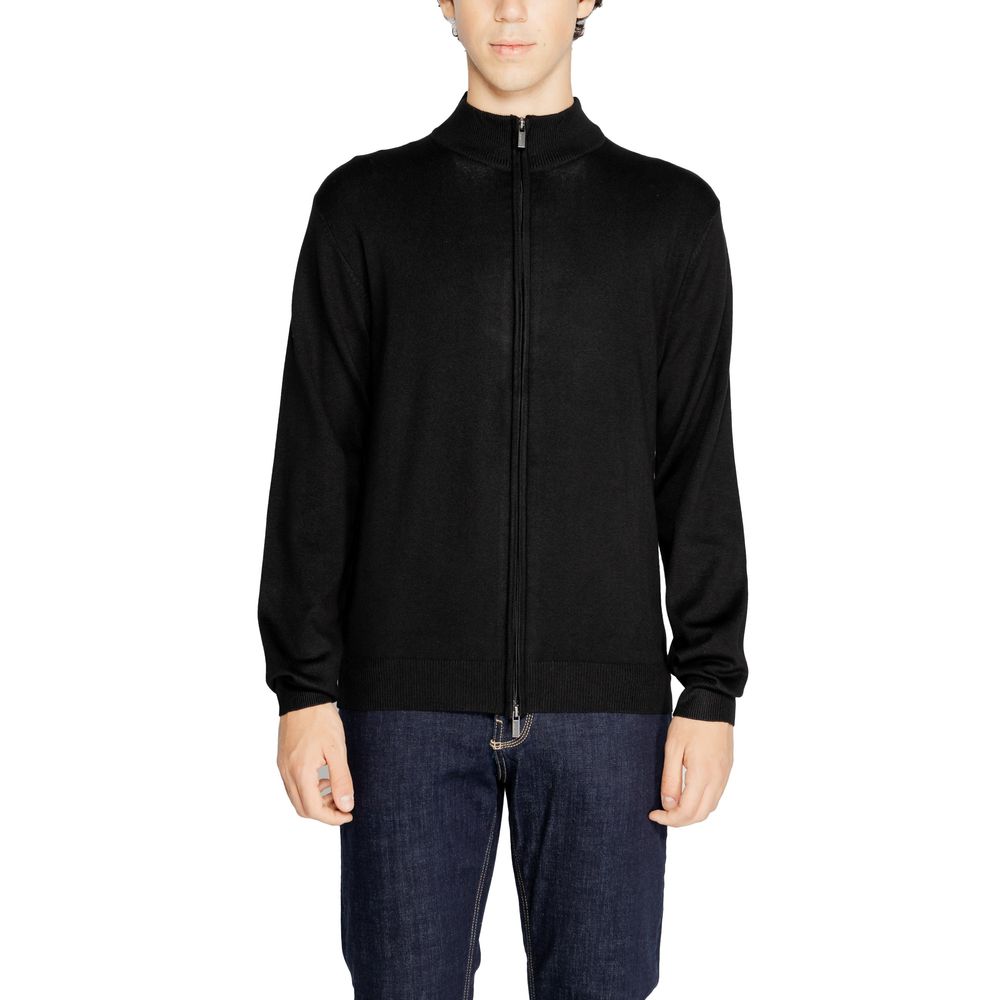 Cardigan en viscose noire Hamaki-Ho