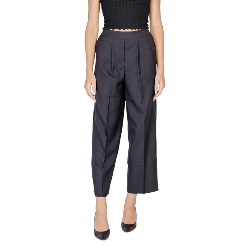 ICHI IHZIMMIE PA3 Pantalons Palazzo Noirs pour Femmes