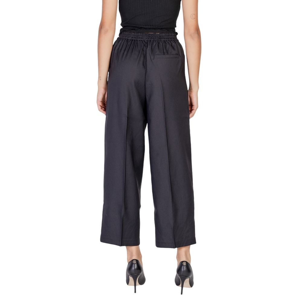 ICHI IHZIMMIE PA3 Pantalons Palazzo Noirs pour Femmes