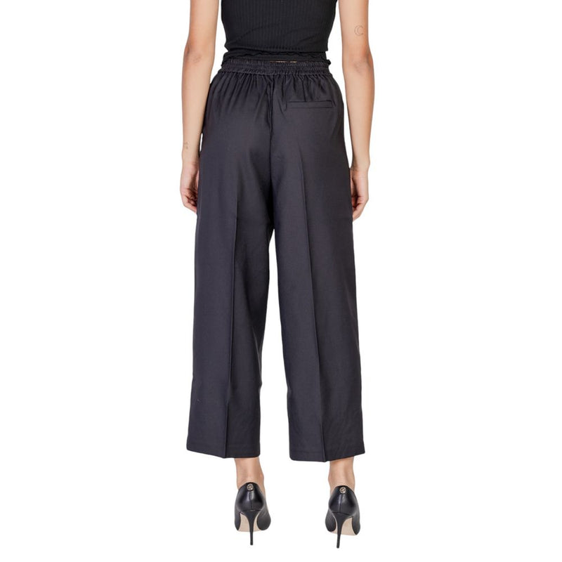 ICHI IHZIMMIE PA3 Pantalons Palazzo Noirs pour Femmes