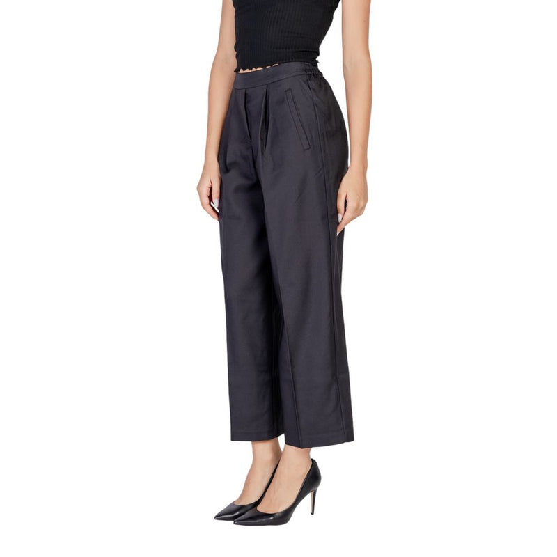ICHI IHZIMMIE PA3 Pantalons Palazzo Noirs pour Femmes