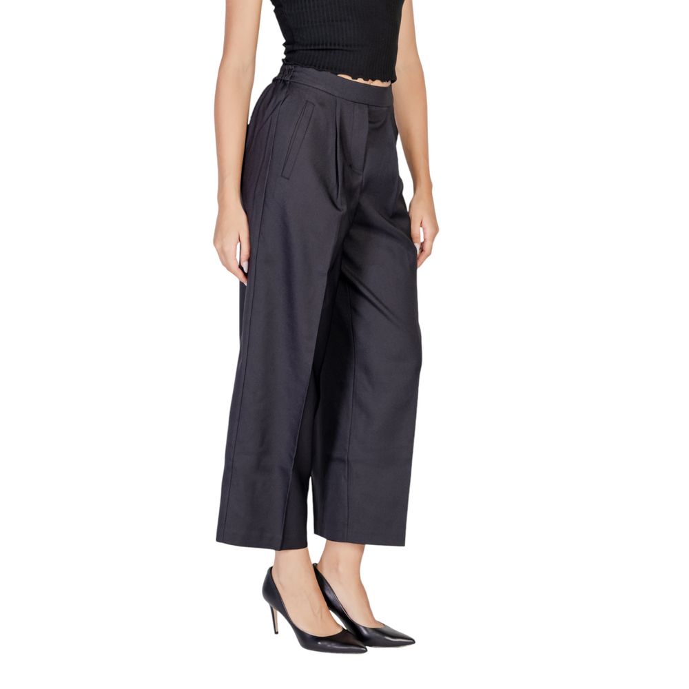 ICHI IHZIMMIE PA3 Pantalons Palazzo Noirs pour Femmes