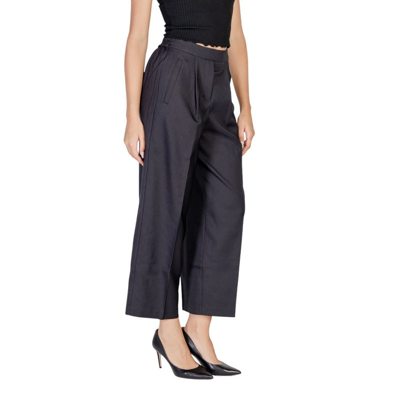 ICHI IHZIMMIE PA3 Pantalons Palazzo Noirs pour Femmes