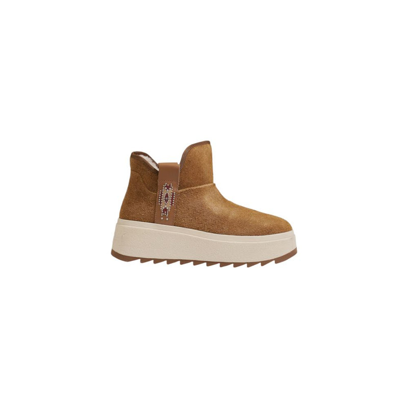 ASH MASK Bottines en Suède Marron pour Femmes