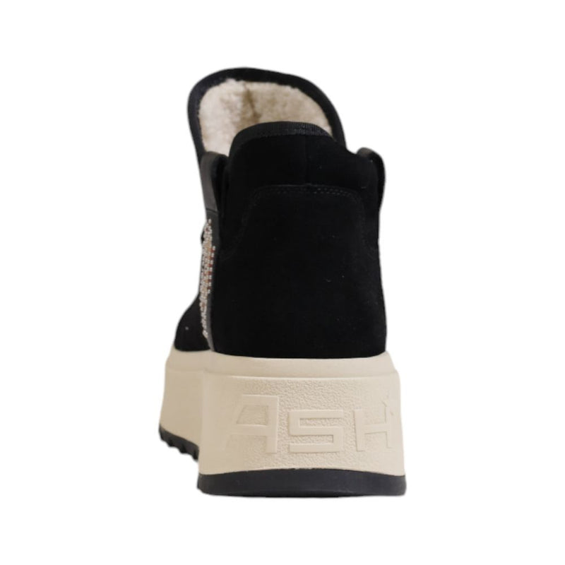 ASH MASK Bottines en Suède Noire pour Femmes