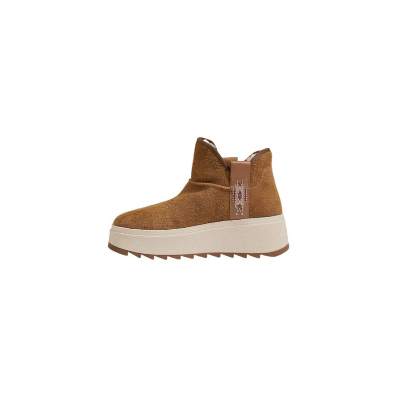 ASH MASK Bottines en Suède Marron pour Femmes
