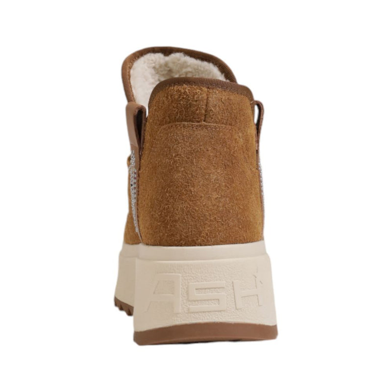 ASH MASK Bottines en Suède Marron pour Femmes