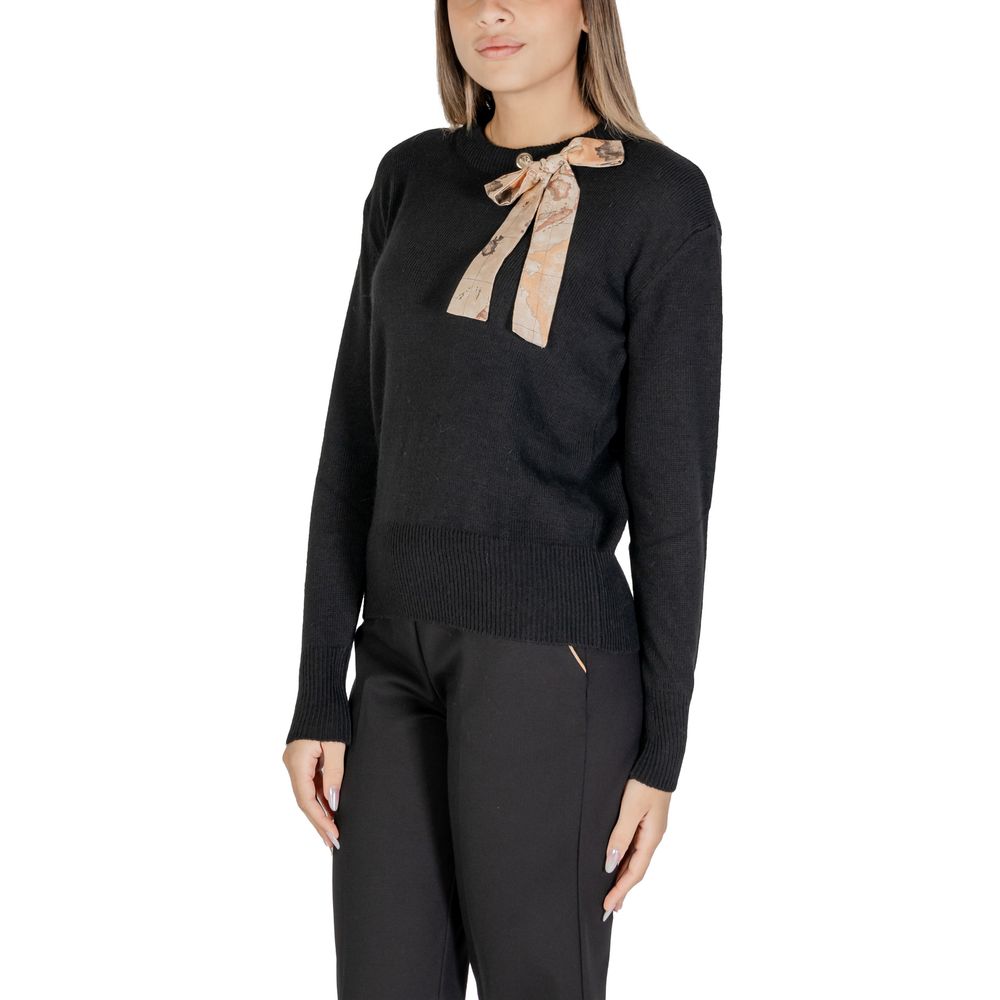 Pull en polyester noir Alviero Martini Prima Classe