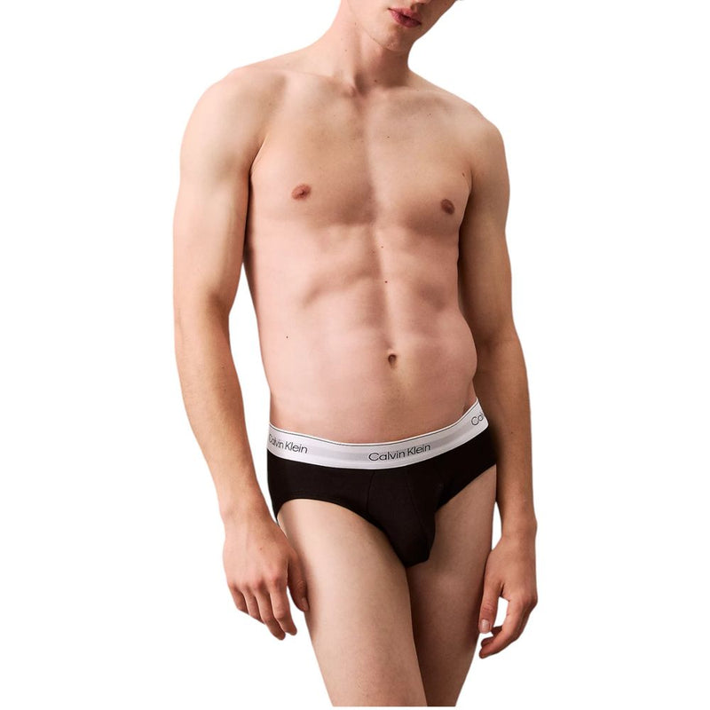 Calvin Klein Underwear Gray Cotton HIP BRIEF 3-Pack for Men
