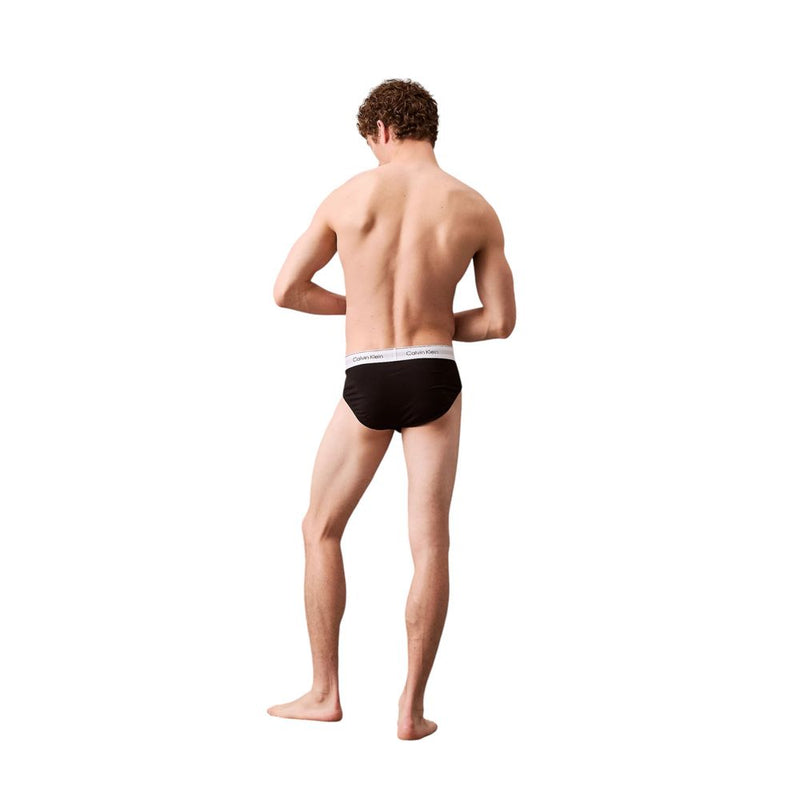 Calvin Klein Underwear Gray Cotton HIP BRIEF 3-Pack for Men