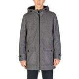 Manteau en polyester gris Hamaki-Ho