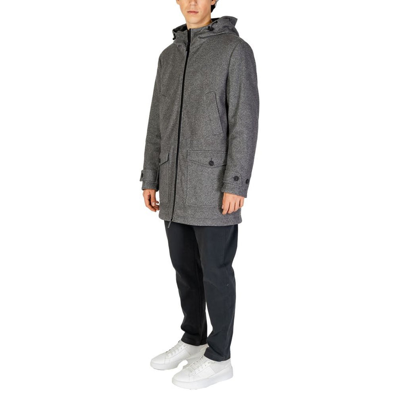 Hamaki-Ho Gray Polyester Coat