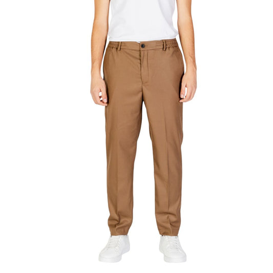 Pantalon en polyester beige Hamaki-Ho