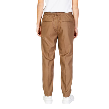 Pantalon en polyester beige Hamaki-Ho