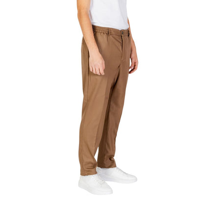 Pantalon en polyester beige Hamaki-Ho