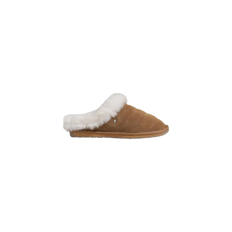 EMU Australia Virginia Brown Suede Leather Slipper for Women