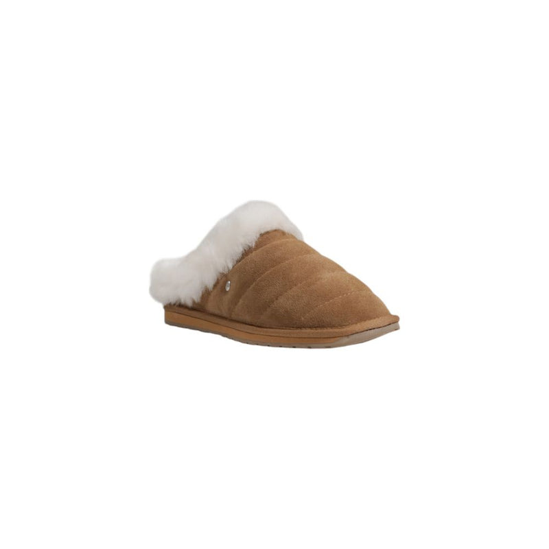 EMU Australia Virginia Brown Suede Leather Slipper for Women