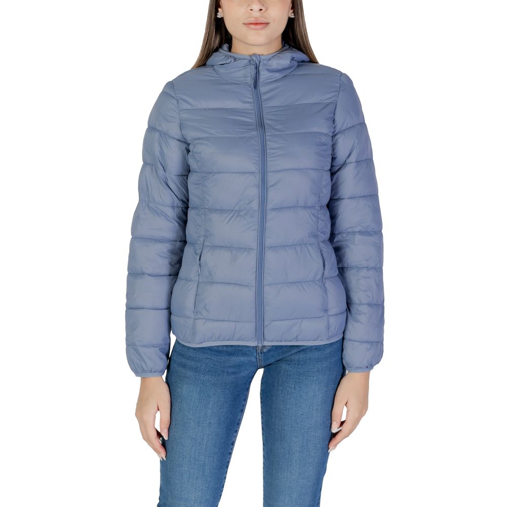 B.Young Blauwe Nylon Jassen &amp; Mantels