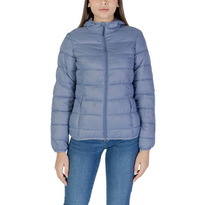 B.Young Blauwe Nylon Jassen &amp; Mantels