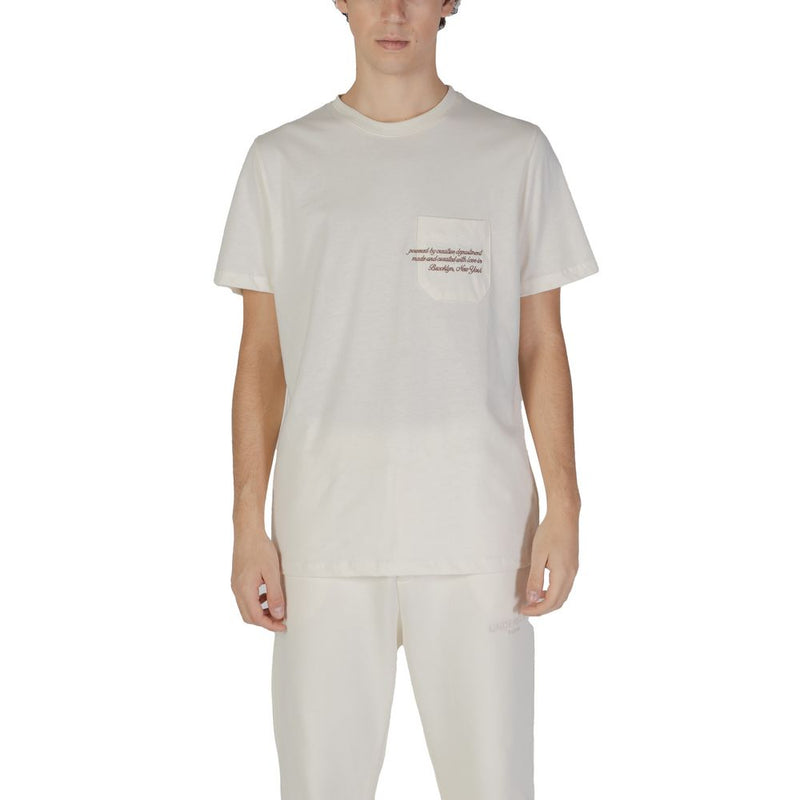 Underclub T-Shirt Crème en Coton Modèle 24IUC80131 pour Hommes