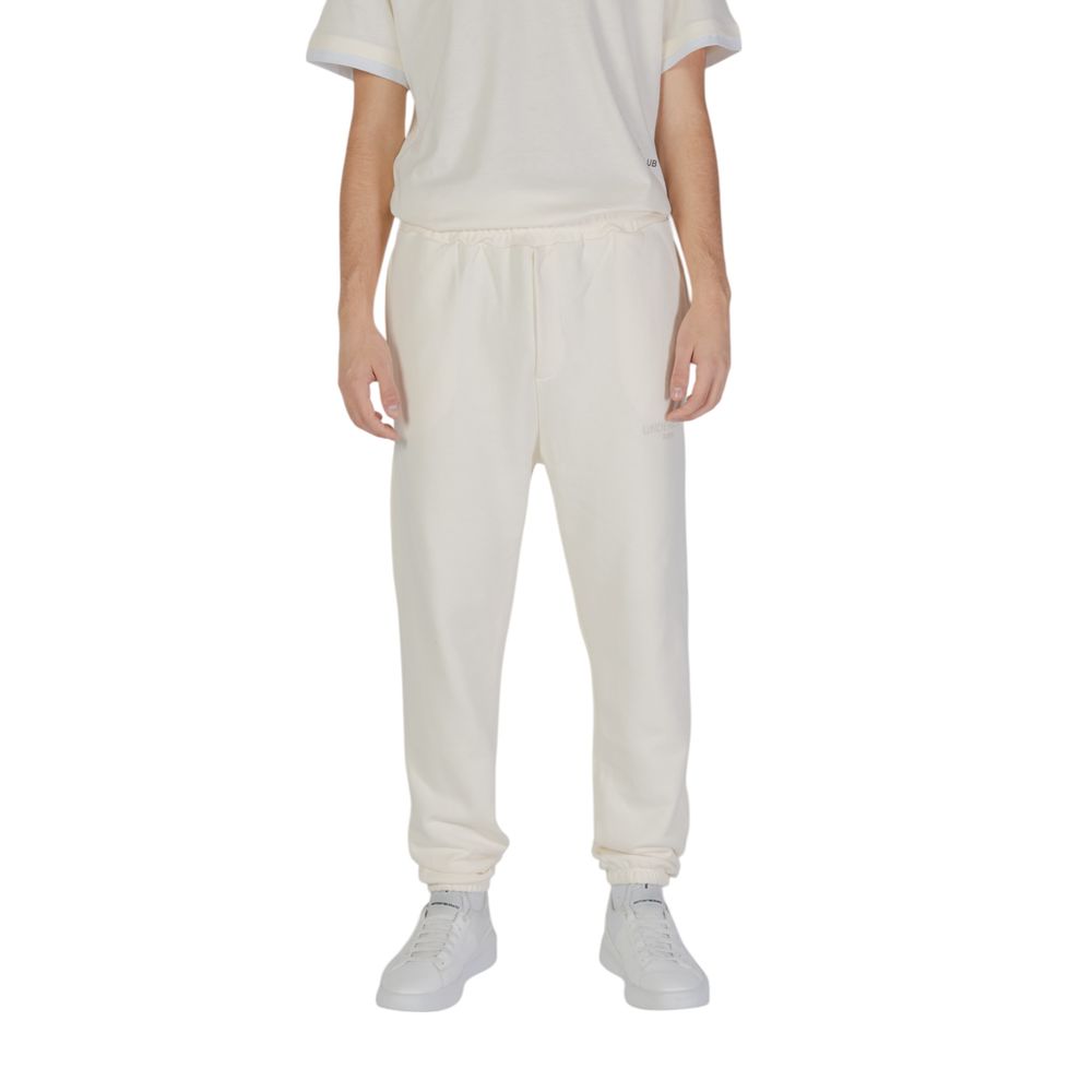 Pantalon de jogging de sport en coton crème Underclub