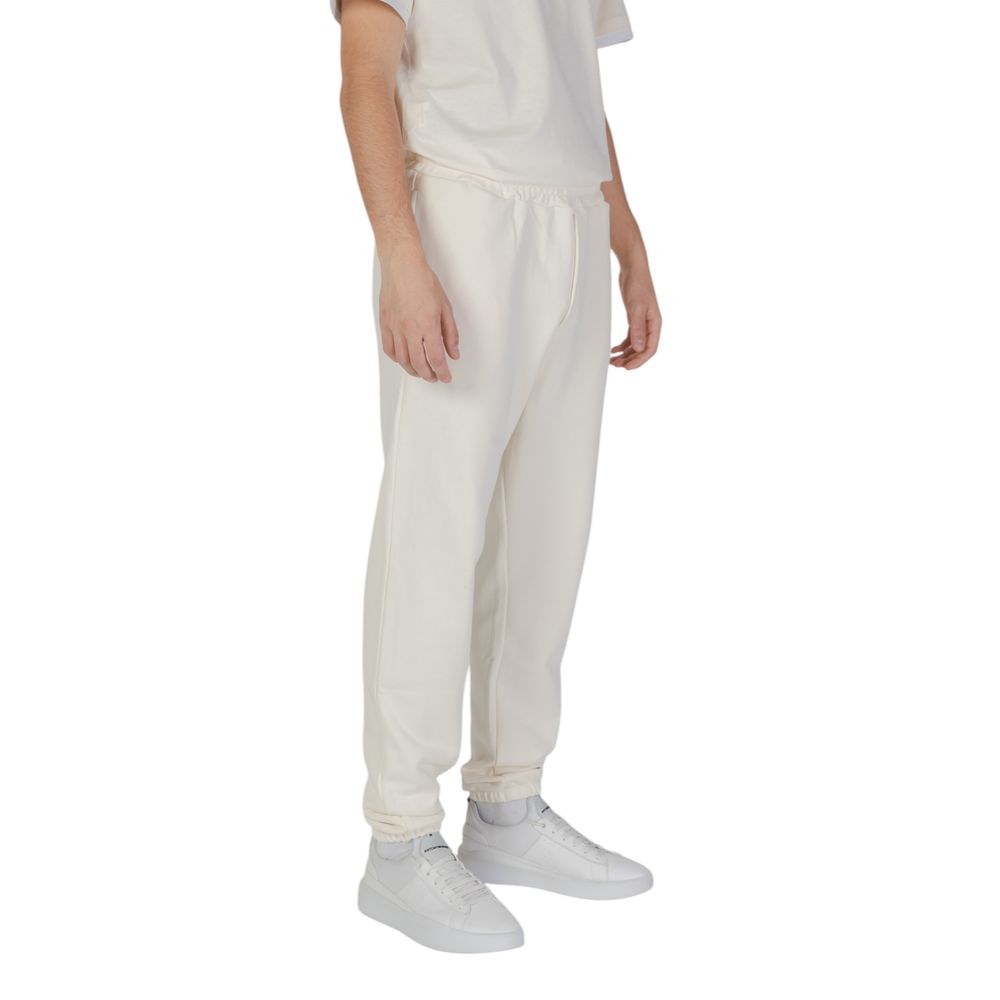 Pantalon de jogging de sport en coton crème Underclub
