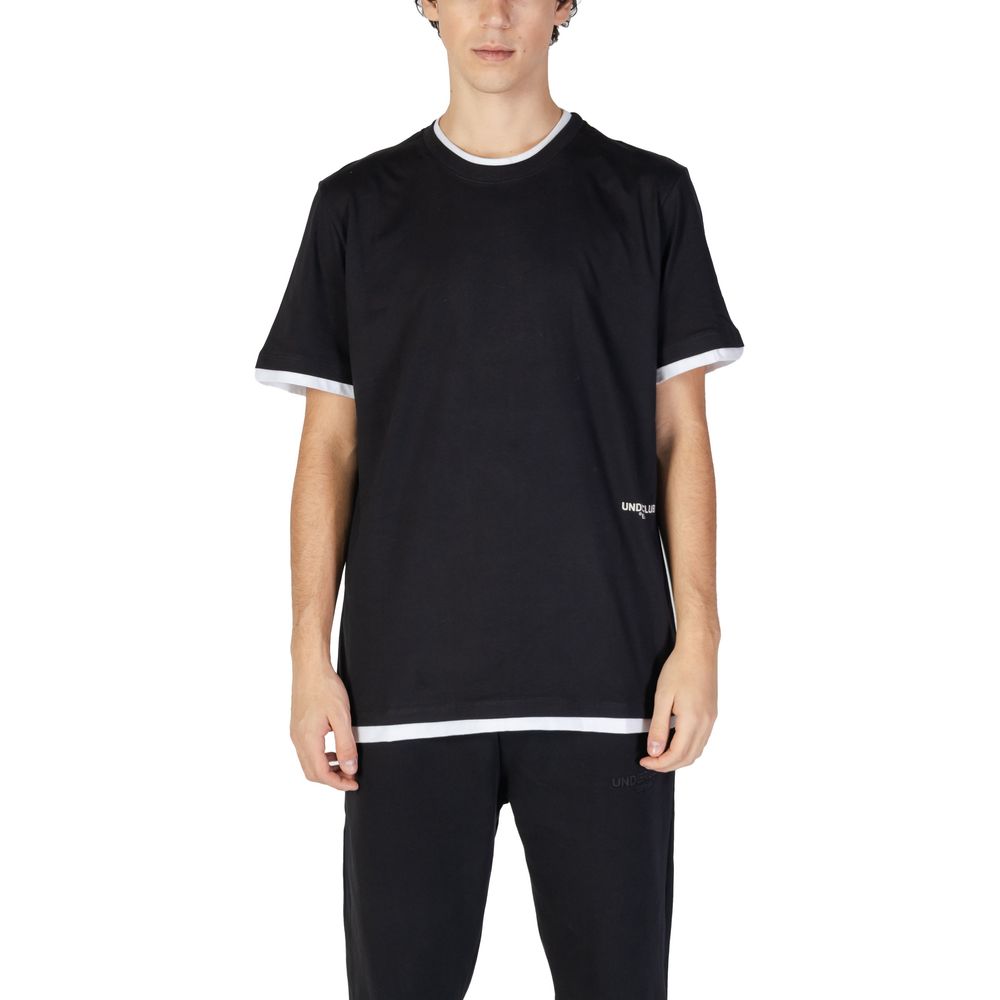 Underclub Black Cotton T-Shirt for Men - Stylish Comfort