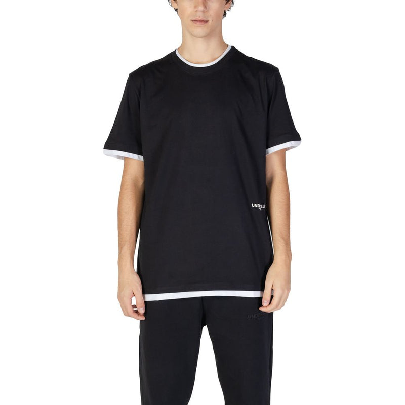 Underclub Black Cotton T-Shirt for Men - Stylish Comfort