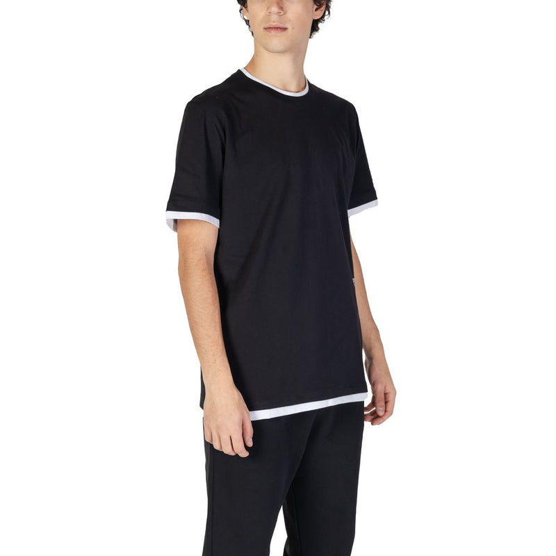 Underclub Black Cotton T-Shirt for Men - Stylish Comfort