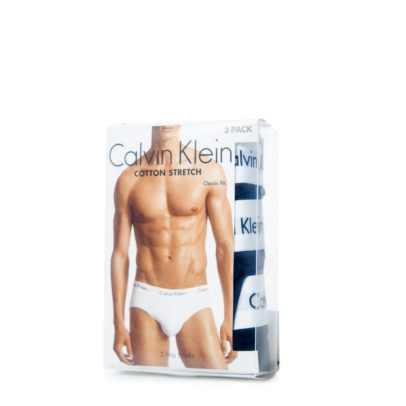 Calvin Klein Underwear Black Cotton Hip Briefs - 3 Pack