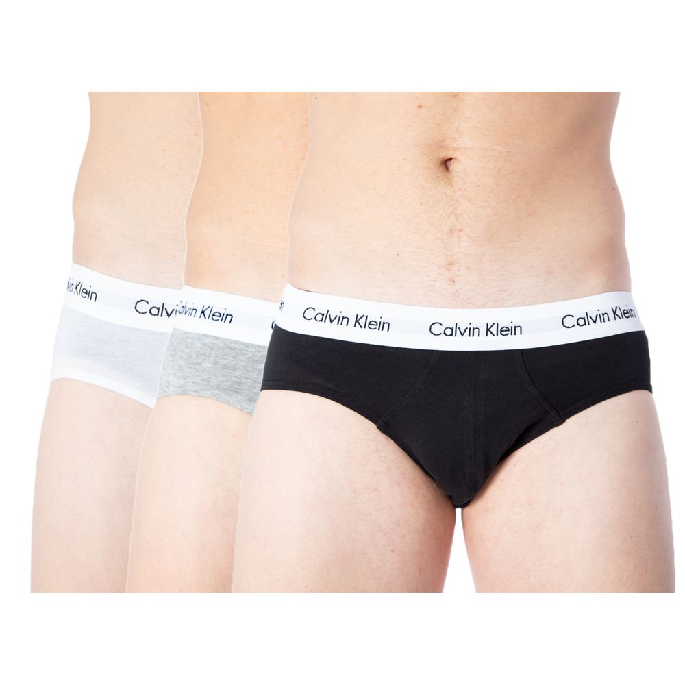 Calvin Klein Underwear 3 Hip Brief U2661G - Sous-vêtements en coton gris