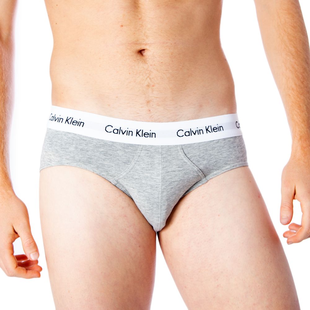 Calvin Klein Underwear 3 Hip Brief U2661G - Sous-vêtements en coton gris