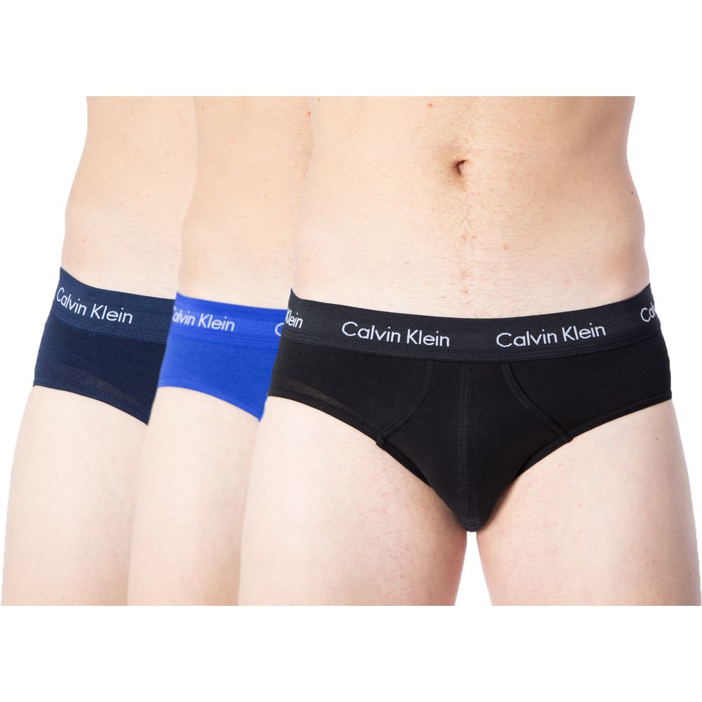 Calvin Klein Underwear Blue Cotton Hip Briefs U2661G