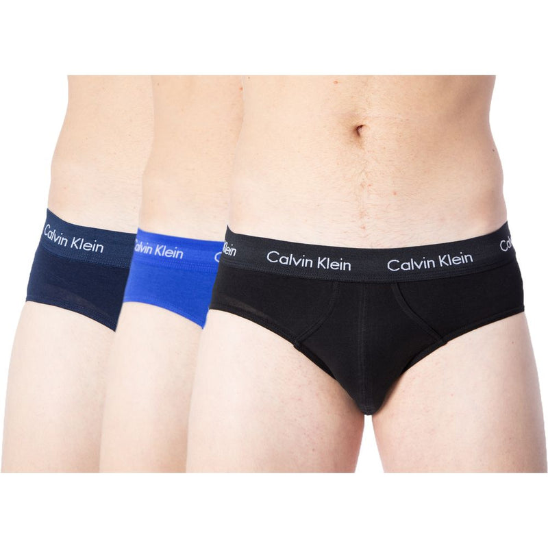 Calvin Klein Underwear Blue Cotton Hip Briefs U2661G