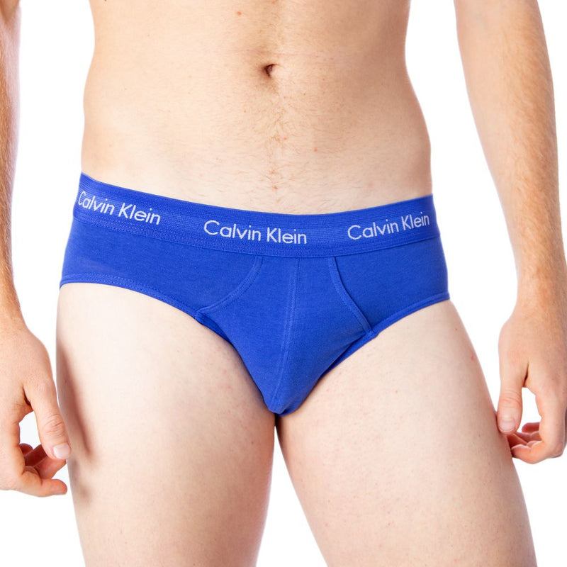 Calvin Klein Underwear Blue Cotton Hip Briefs U2661G