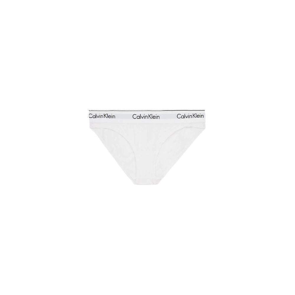 Calvin Klein Underwear White Cotton Bikini Panty - F3787E